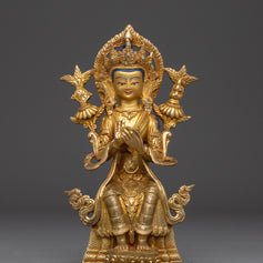 Future Buddha Maitreya Handmade Statue