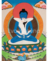 Samantabhadra (Adi-Buddha) Thangka