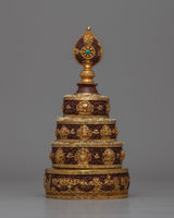 Traditional Buddhist Copper Mandala