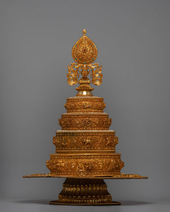 Tibetan Buddhist Mandala Offering Set