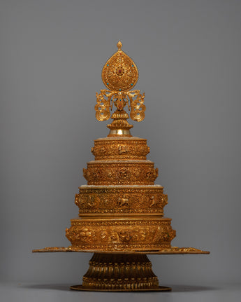 Tibetan Buddhist Mandala Offering Set