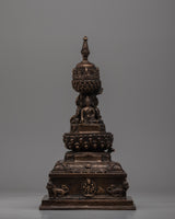 Handmade Tibetan Brass Stupa