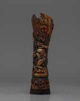 Handcrafted Mahakala Protector Statue