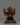 Hand-Carved Brass Garuda Statue with Antique Finish