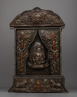 Hand-Carved Gold-Polished Iron Wall Hanging