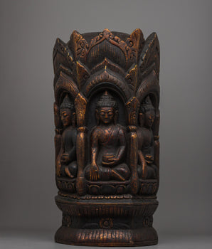 Handcrafted Shakyamuni Buddha Brass Statue