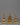 Gold-Plated Buddhist Stupa Set