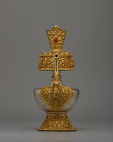 Cultural Gold and Silver Bhumba Artifact