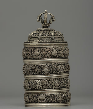 Silver-Plated Rice Pot Box