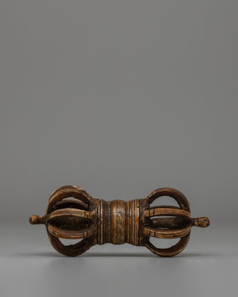 Hand-Carved Buffalo Bone Vajra