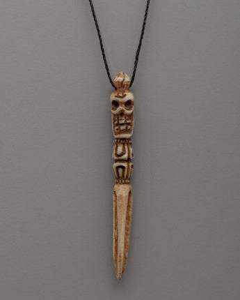 Buffalo Bone Hand-Carved Buddhist Locket
