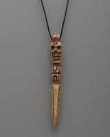 Buffalo Bone Hand-Carved Buddhist Locket