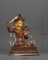 youthful-bodhisattva-manjushri-statue