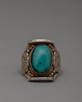 Sterling Silver and Turquoise Ring