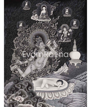 Aakash Yogini Thangka