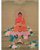 Meditation Amitabha Buddha Thangka