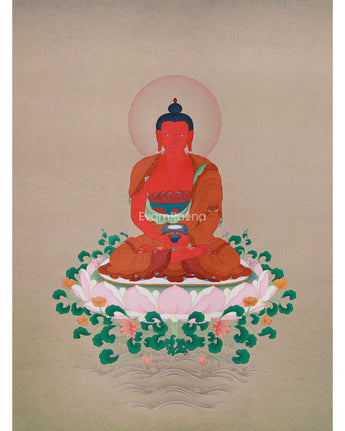 Tibetan Amitabha Buddha Painting