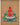 Minimal Red Buddha Amitabha Thangka | Enlightened Deity of Infinite Light