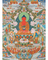 Buddha Amitabha Pureland Thangka