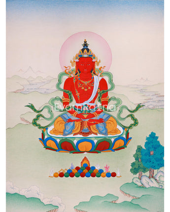 Amitayus Buddha Thangka