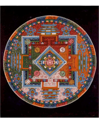 Amitayus Buddha Mandala Thangka