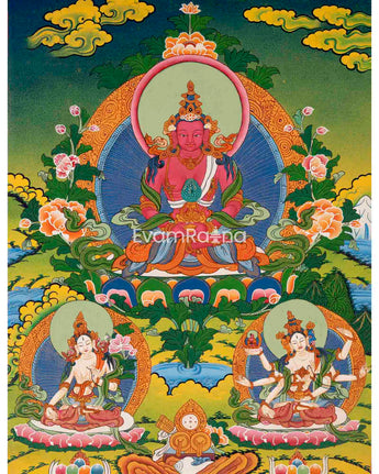 Amitayus Buddha Thangka