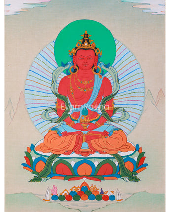 Longlife Buddha Amitayus Thangka