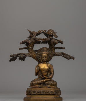 Amoghasiddhi Buddha Under Tree