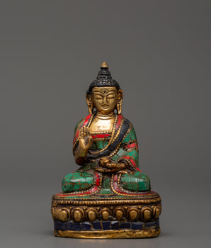 Handcrafted Amoghasiddhi Buddha