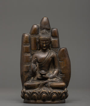 Brass Amogasiddhi Statue