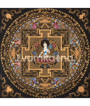 Arya Tara Mandala Thangka Painting