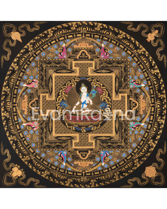 Arya Tara Mandala Thangka Painting