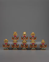 Buddhist Eight Auspicious Symbols Set