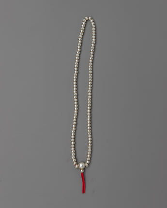 Silver Prayer Beads For Buddhist