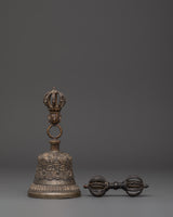 Handcrafted Bronze Bell and Vajra Set