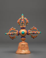 Gold Plated Bell for Ritual Ceremonies