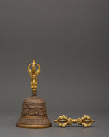 Tibetan Meditation Bell and Vajra Set