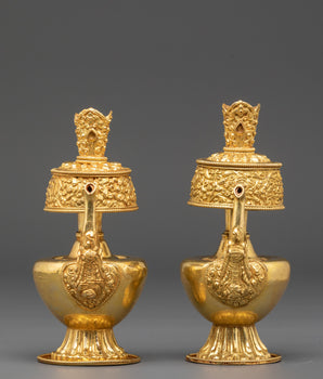 Sacred Bhumba Set | Tibetan Buddhist Ritual Water Offering Set