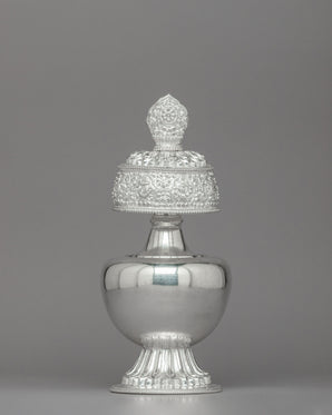 Silver Bhumba Ritual Vase