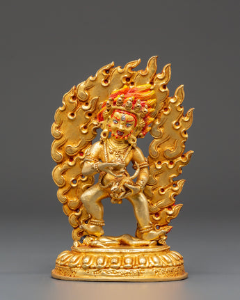 Handmade Wealth Guardian Black Dzambhala