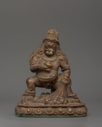 wrathful-black-dzambhala-statue