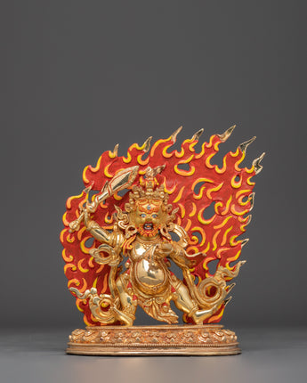 tibetan-black-manjushri-statue