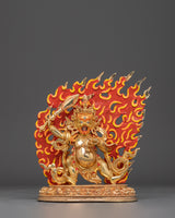 tibetan-black-manjushri-statue