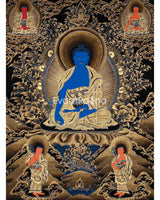 Blue Medicine Buddha Thangka