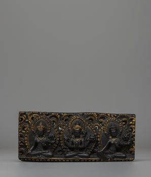 Tibetan Rosewood Wall Hanging