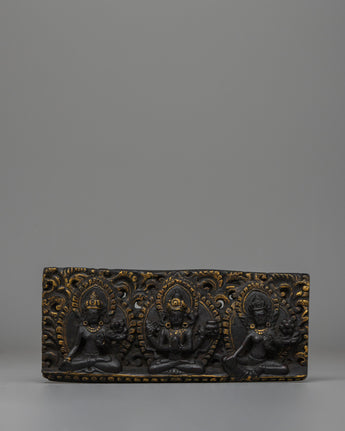 Tibetan Rosewood Wall Hanging