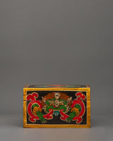 Hand-Painted Tibetan Wooden Box