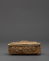 Decorative Gold Plated Keepsake Box