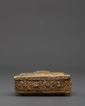 Decorative Gold Plated Keepsake Box