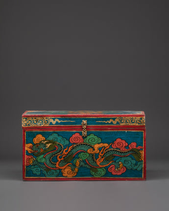 Handcrafted Tibetan Dragon Chest